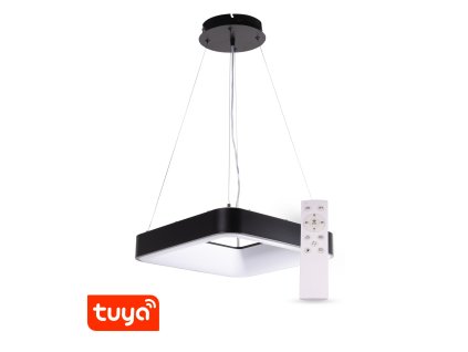 SMART Tuya závěsné ZULU hranaté černé