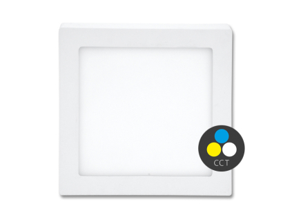 Přisazený Bílý LED panel 166x166mm 12W CCT IP20