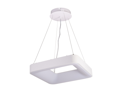 LED svítidlo ZULU hranaté bílé závěsné