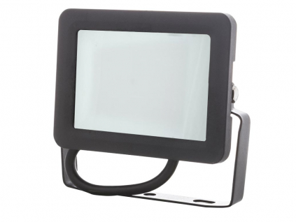 Černý LED reflektor 12V AC/DC 10W denní bílá