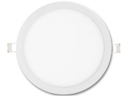 Stmívatelný bílý kruhový vestavný LED panel 600mm 48W teplá bílá
