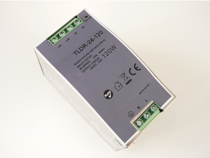 LED zdroj 24V na DIN lištu IP20 vnitřní