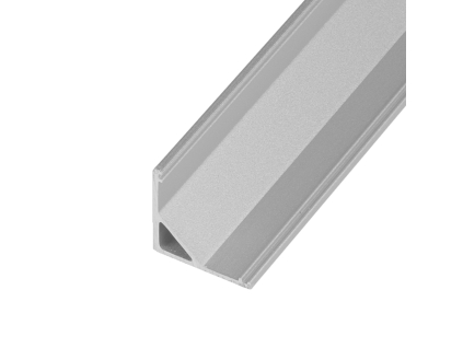 LED profil R5 - rohový, Profil bez krytu 2m