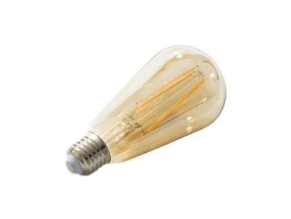 LED žárovka E27 EDF4W ST64 FILAMENT oválná, LED žárovka E27 EDF4W ST64 FILAMENT oválná 4W