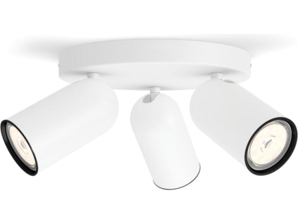 Philips LED bodove přisazené svítidlo GU10 3x10W denní bílá bílé Pongee 50583/31/PN