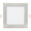 Chromový vestavný LED panel 166x166mm