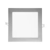 Chromový vestavný LED panel 166x166mm