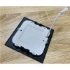 Černý vestavný LED panel čtverec 225x225mm