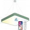 Závěsný Zelený LED panel 400x400mm 24W smart CCT s ovladačem
