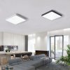 Černý LED panel 500x500mm 36W smart CCT s ovladačem