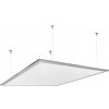 Stříbrný závěsný LED panel 600x600mm