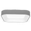 šedé LED stropní čtvercové svítidlo 40W CCT 3000-6500K NEST