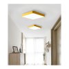 Žlutý stropní LED panel 400x400mm 24W denní bílá s čidlem