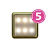 DEKORA 4 dekorativní LED svítidlo 12V 0,5W zlatá teplá bílá