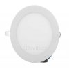 Bílý kulatý vestavný LED panel 166mm
