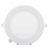Bílý kulatý vestavný LED panel 166mm