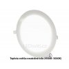 Bílý kulatý vestavný LED panel 225mm IP44