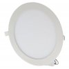 Bílý kulatý vestavný LED panel 225mm IP44