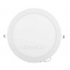 Bílý kulatý vestavný LED panel 300mm