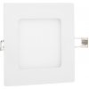 Bílý hranatý vestavný LED panel 120x120mm