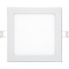 Bílý hranatý vestavný LED panel 225x225mm