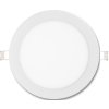 Stmívatelný bílý kruhový vestavný LED panel 225mm 18W denní bílá