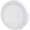 Stmívatelný bílý přisazený LED panel 175mm 12W teplá bílá