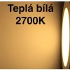 Stmívatelný bílý přisazený LED panel 175mm 12W teplá bílá