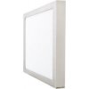 Stmívatelný chromový přisazený LED panel 300x300mm 25W teplá bílá