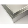 Stmívatelný stříbrný LED panel s rámečkem 300x1200mm 48W studená bílá