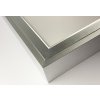 Stmívatelný stříbrný LED panel s rámečkem 300x300mm 18W denní bílá