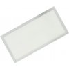 Stmívatelný stříbrný LED panel s rámečkem 300x600mm 24W denní bílá