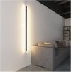 Černé LED moderní nástěnné svítidlo strip Z 60cm/8cm