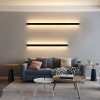 Černé LED moderní nástěnné svítidlo strip Z 150cm/8cm