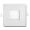 Stmívatelný bílý vestavný LED panel 90x90mm 3W denní bílá