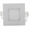 Stmívatelný bílý vestavný LED panel 90x90mm 3W denní bílá