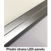 stříbrný podhledový LED panel 600x600mm