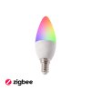 SMART LED žárovka E14 Zigbee RGBCCT ZB5W RGB + Teplá bílá 5W