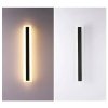 SMART Černé LED moderní nástěnné svítidlo strip 30W P 100cm/8cm IP20 CCT