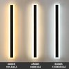 SMART Černé LED moderní nástěnné svítidlo strip 30W P 100cm/8cm IP20 CCT