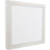 Matný chrom vestavný LED panel 90x90mm 3W denní bílá