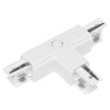 T spojka 3F pro třífázovou lištu bílá levá