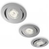 LED Asterope svítidlo zápustné hliník set 3x4,5W selv 59183/48/16