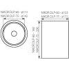 Svítidlo downlight NIKOR 160