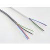 RGB kabel 4x0,5 kulatý, Bílá