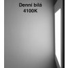 Stmívatelný bílý vestavný LED panel 300x300mm 24W denní bílá