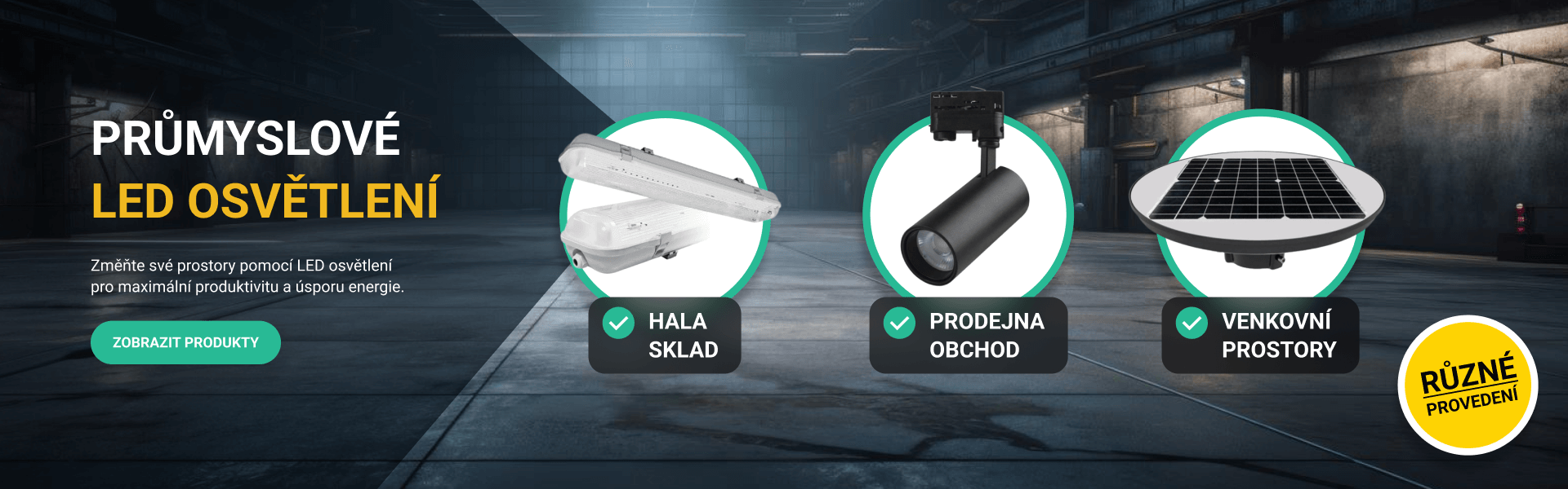 Průmyslové LED osvětlení