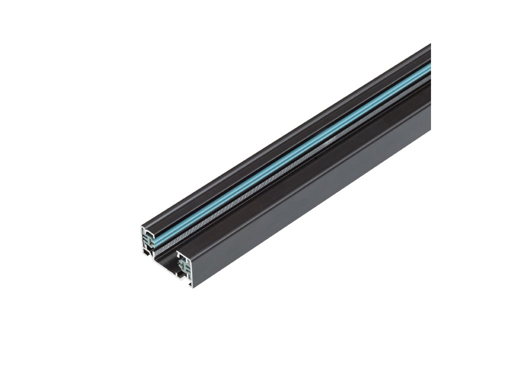 RENDL 1F 2m lišta černá 230V (Barva Černá)