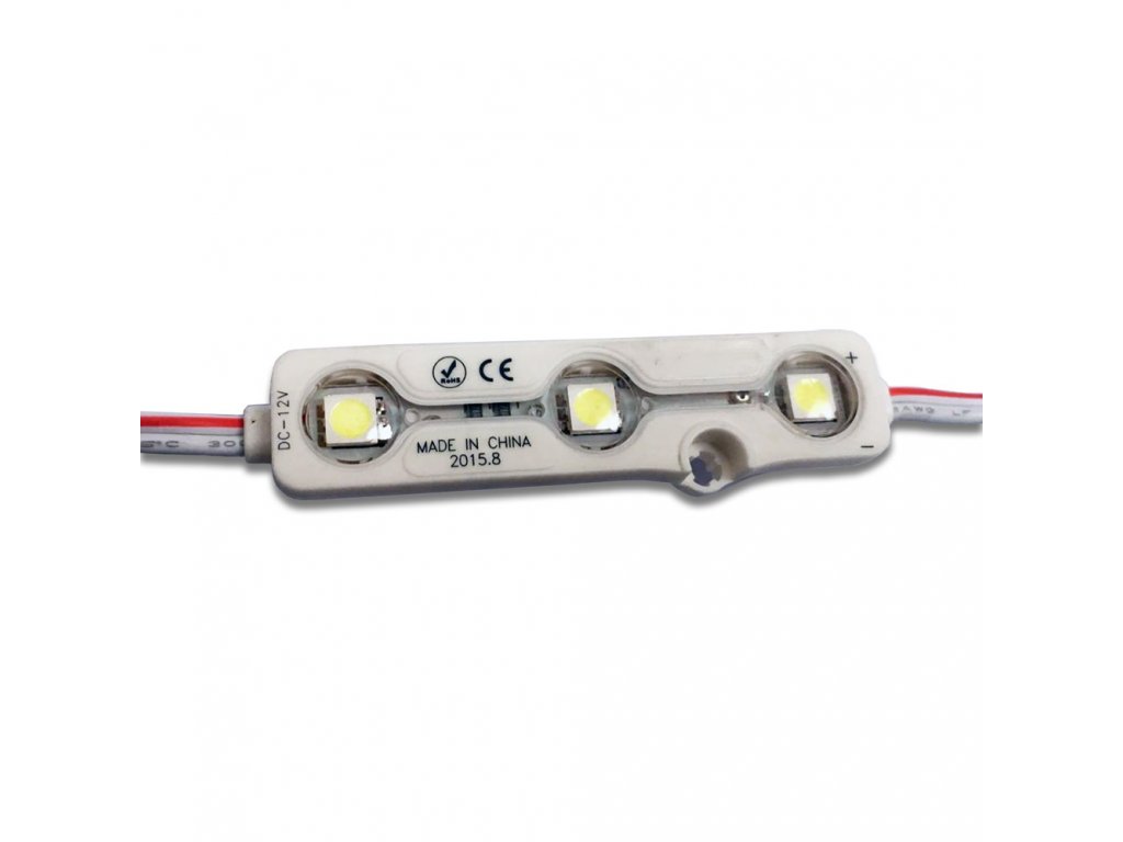 V-TAC LED modul 0,72W-6000K-IP67-bílý-3xLED
