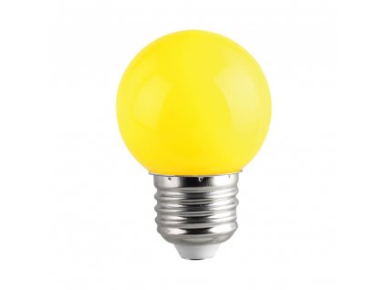 VIVALUX LED žárovka žluta,E27,1W,G45,CL